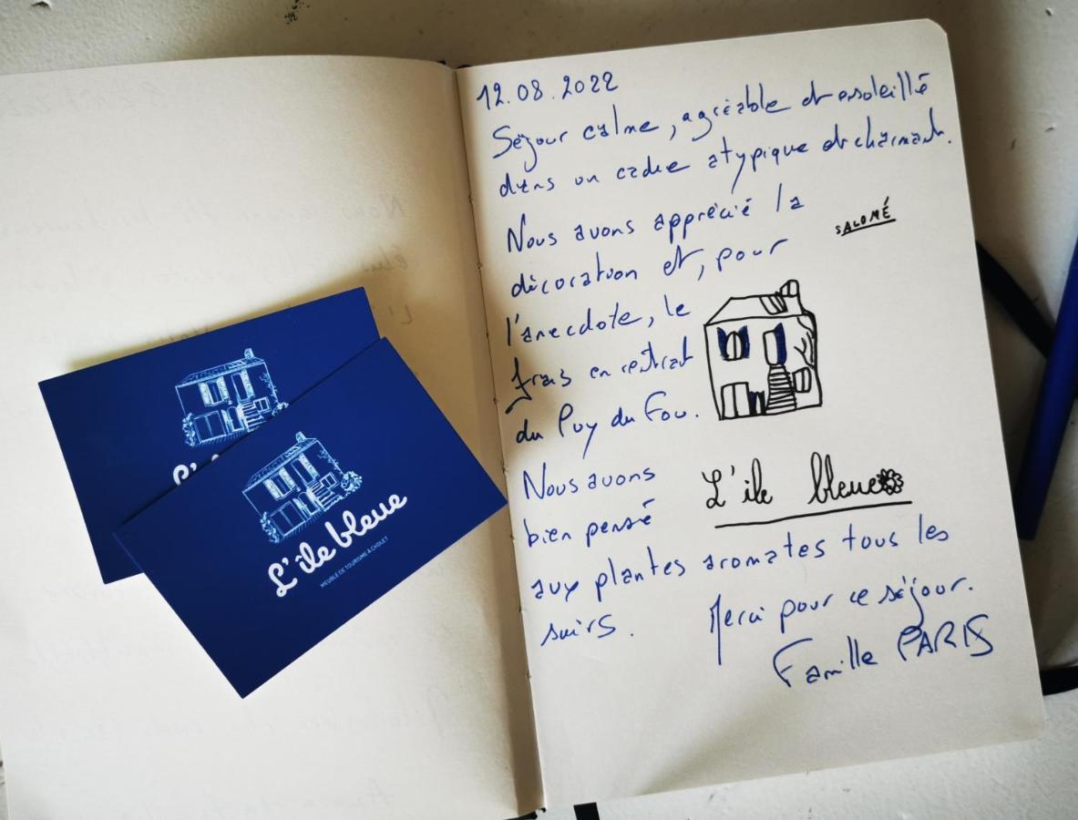 Lile Bleue, Un Parfum De Voyage Villa Cholet Ngoại thất bức ảnh